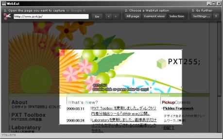部分キャプチャしてみているところ
